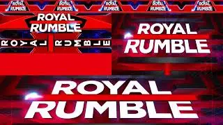 WWE Royal Rumble Graphics Pack 2024 - 2025