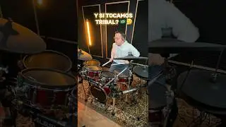 Y si tocamos tribal? 🥁🔥 #drummer #drums #averlymorillo