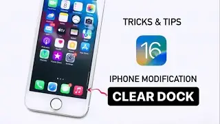 iOS 16 New Modifications - Tricks - Clear iPhone Dock & Much More🔥🔥