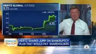 Hertz shares jump on bankruptcy plan that would pay shareholders