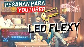 Review Led Flexi Light Strip | neon board acrylic sign board LED Terbaik Pesanan para youtuber
