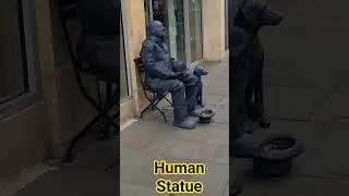 Human Statue #busker #streetentertainment