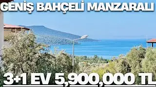 GENİŞ BAHÇELİ KÖŞE KONUMDA KAPANMAZ DENİZ MANZARALI KELEPİR UYGUN FİYATLI 3+1 #satılıkvilla 