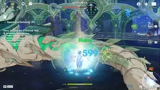 Genshin 3.5 Abyss | Nahida Candace Kuki 3 girls Hyperbloom vs Wenut | May the Dendro core guide you