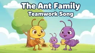 The Ant Family 🐜 |Nursery rhymes|Learning video for toddlers|English rhyme