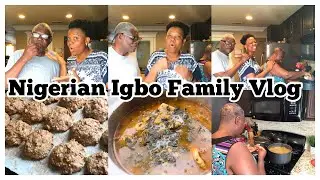 My Mom  Cook our local native village soup,Igbo speaking Vlog *Gist and laugh *Baking Cookie