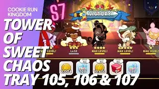Cookie Run Kingdom Tower Of Sweet Chaos Tray 105, Tray 106 & Tray 107