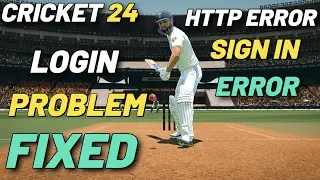CRICKET 24 SIGN IN ERROR | ERROR CODE n401b64-1f48 FIX