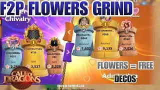 Grind Flowers 100+ Flowers Quickly & F2P!! | Call of Dragons