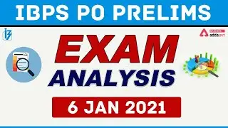 IBPS PO Pre Exam Analysis (6 January 2021) | IBPS PO Analysis Adda247