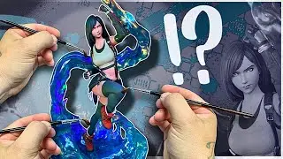 How I Painted a Tifa Lockhart 3D Print