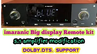 5.1amplifer imaranics Big display Remote kit total new modification Dolby. dts .Pcm support 