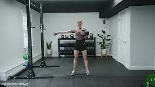 Single Arm KB Clean to Push Press
