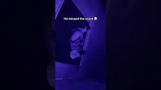 Haunt Actor Misses The Scare 😂