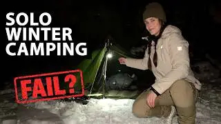 Mein erster Overnighter bei -4&deg;C und Schnee - Wintercamping