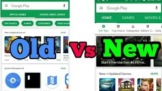 Google Play Store New Look Update 2018