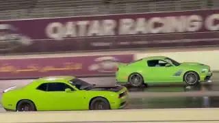 2015 Hellcat Challenger vs 2014 Roush Stage 3 Mustang GT