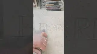 ASMR: Tapping Stone - Letter Cutting - Herrington House