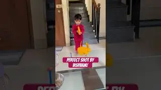 Vishvam Ne Lagaya Perfect Nishana &ndash; Bullseye Baby! 🔥🎯 #vishvamshorts #challenge #asmrvideo