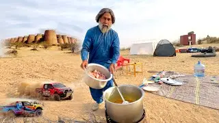 First Experience Desert Camping And Cooking, Cholistan Jeep Rally, Dharawar Fort | Rana Mubarak Ali