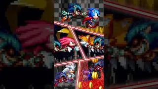 Can 5 Characters ESCAPE from the Sonic.EXE? 👻 Sonic Mania Plus mods Shorts #sonicshorts