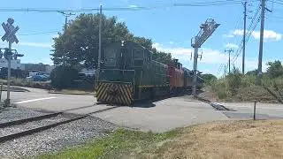 Black River and Western #438 at Johanna Farms Road crossing ( northbound)