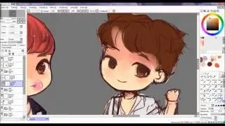 [SPEEDPAINT] BTS Chibi - War of Hormone