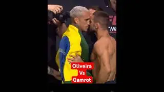 #oliveira vs #gamrot #faceoff #viral