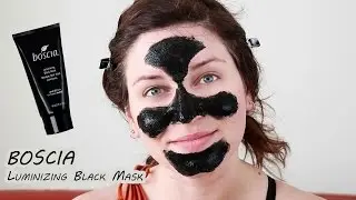 Boscia Luminizing Black Mask Demo & Review