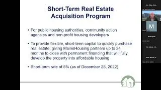 MaineHousing Presentation, 2/2/2024