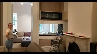 Custom Saltwater Aquarium In Wall Build episode 2