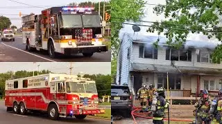 Lakehurst Fire Department Working House Fire Maple St 5-22-23