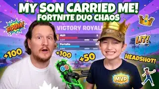 My Dad's First Fortnite Game Goes Hilariously Wrong