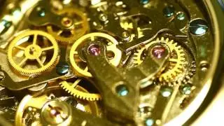 Clock Gears Moving