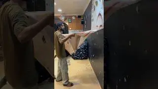 All Night Wallpaper Work 😵&zwj;💫💪#shortviral #funny