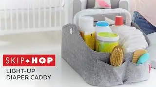 Skiphop Nursery Style Light-Up Diaper Caddy | The Moms Darling Baby Sahop