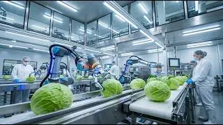 Inside the 100,000 LB Cabbage Plant &ndash; The HYPNOTIC Shredding of Modern Coleslaw Production
