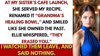 During the cooking session, my daughter whispered: &ldquo;They&rsquo;re taking your recipes.&rdquo; I followed her.