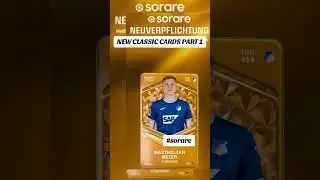 New Classic Cards! #benmccormicklive #sorare #bundesliga #twitch #shorts #transfers