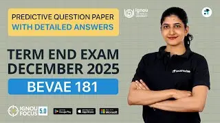 BEVAE 181 Environmental Studies | Predictive Question Paper | TEE December 2025 #ignouexam