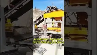Automatic hydraulic brick making machine #brickmakingmachine #blockmakingmachine #brickmaker