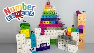Numberblocks MathLink Cubes 1-12 Christmas Tree and 13-20 friends 🥰