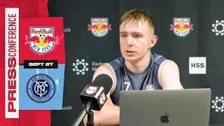 Cameron Harper | Prematch Press Conference | New York Red Bulls vs. NYCFC