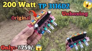 I Tested the Powerful TPA3116D2 200W Amplifier 😱 | Bass Test 🔥