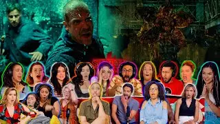 Youtubers React To DEMOGORGON PRISON FIGHT | Stranger Things S4 Ep 7 Reaction Compilation 