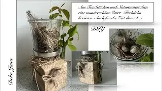 Upcycling DIY- Easy Oster DEKO  aus Fundst&uuml;cken - mach&rsquo;s dir fein 🐣/ Deko Jana