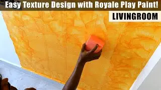 Sponge Technique for Beautiful Living Room Wall Texture &ndash; Royale Play Paint