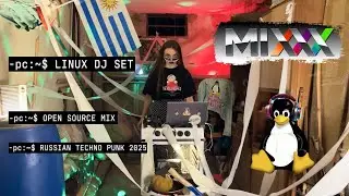 Russian Techno Electro Punk | Female DJ Live Set | Underground Mix with Mixxx DJ Software