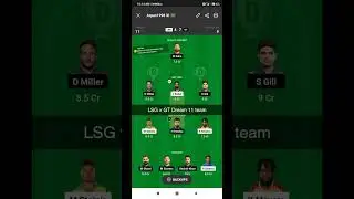 LSG vs GT Dream 11 team| Lucknow vs Gujarat Dream 11 team| Dream 11