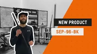 🔔 New Product: Black 2mm 8' thick steel ESD pipe PE coated (SEP-96-BK)
